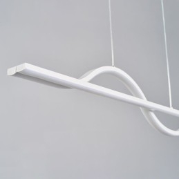 Elegante lampada a sospensione in alluminio Art Wave lampada da soffitto
