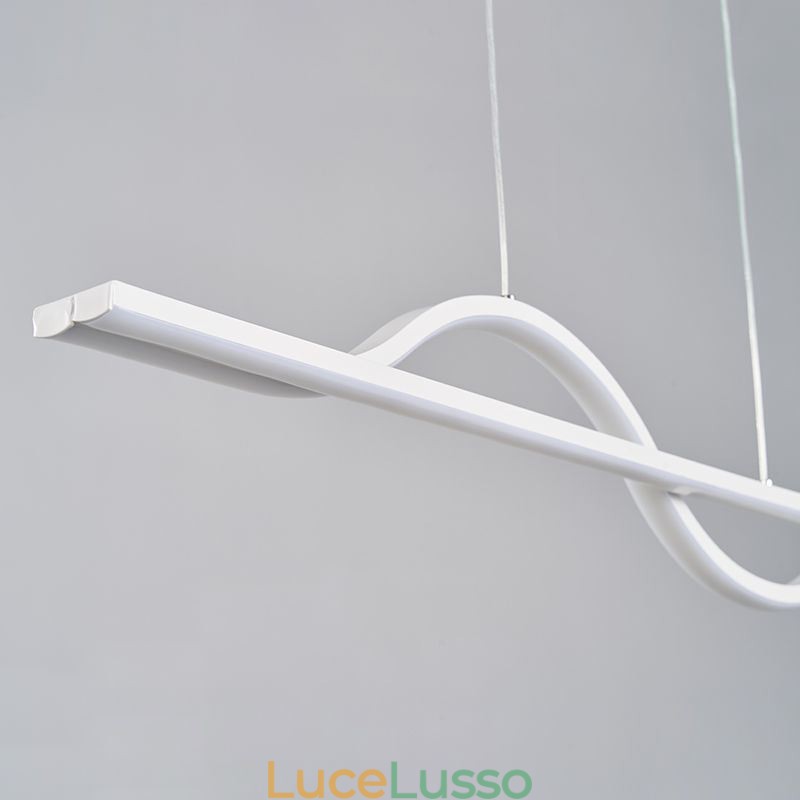 Elegante lampada a sospensione in alluminio Art Wave lampada da soffitto