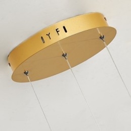 Lampada a sospensione minimalista in alluminio Arte Lampada da soffitto a spirale minimalista
