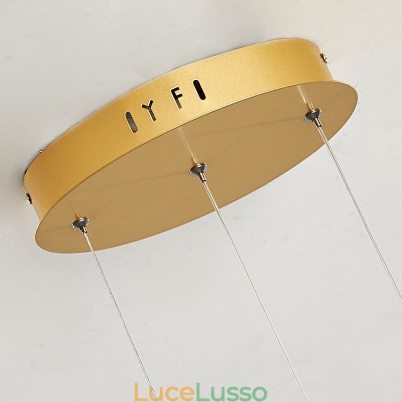 Lampada a sospensione minimalista in alluminio Arte Lampada da soffitto a spirale minimalista