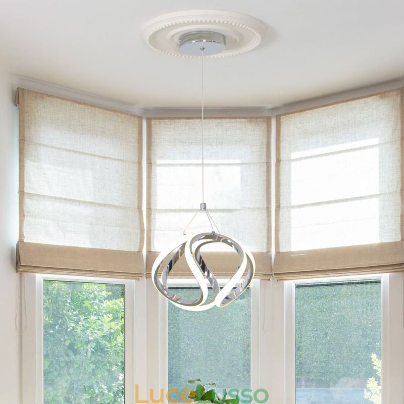 Lampada a sospensione in alluminio Art Small Pumpkin Lampada da soffitto