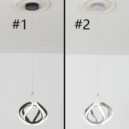 Lampada a sospensione in alluminio Art Small Pumpkin Lampada da soffitto