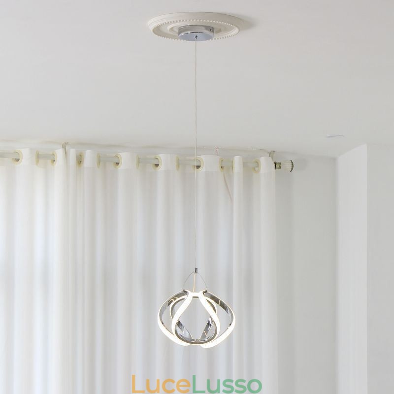Lampada a sospensione in alluminio Art Small Pumpkin Lampada da soffitto
