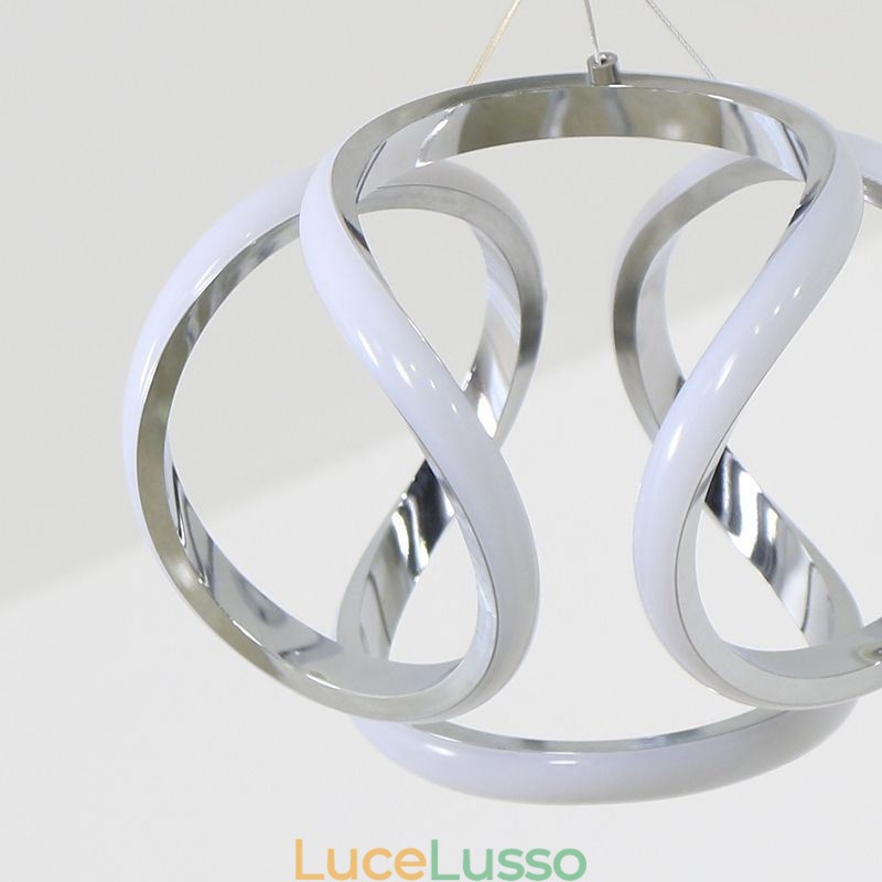 Lampada a sospensione in alluminio Art Small Pumpkin Lampada da soffitto