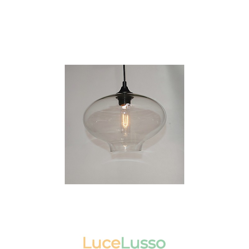 Bubble Design Pendant 1 Luce Minimalista Ferro Dipinto