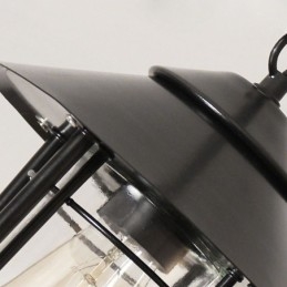 American Retro Outdoor Light Impermeabile Gabbia per Uccelli Forma Pendente Luce Giardino
