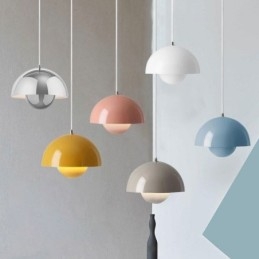 Lampada a sospensione moderna Macaron Luce decorativa a sospensione