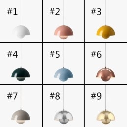 Lampada a sospensione moderna Macaron Luce decorativa a sospensione