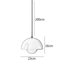 Lampada a sospensione moderna Macaron Luce decorativa a sospensione