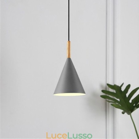 Lampada a sospensione Nordic Macaron Lampada a sospensione a testa singola Lampada a sospensione Nordic Macaron Lampada a sospensione a testa singola