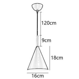 Lampada a sospensione Nordic Macaron Lampada a sospensione a testa singola