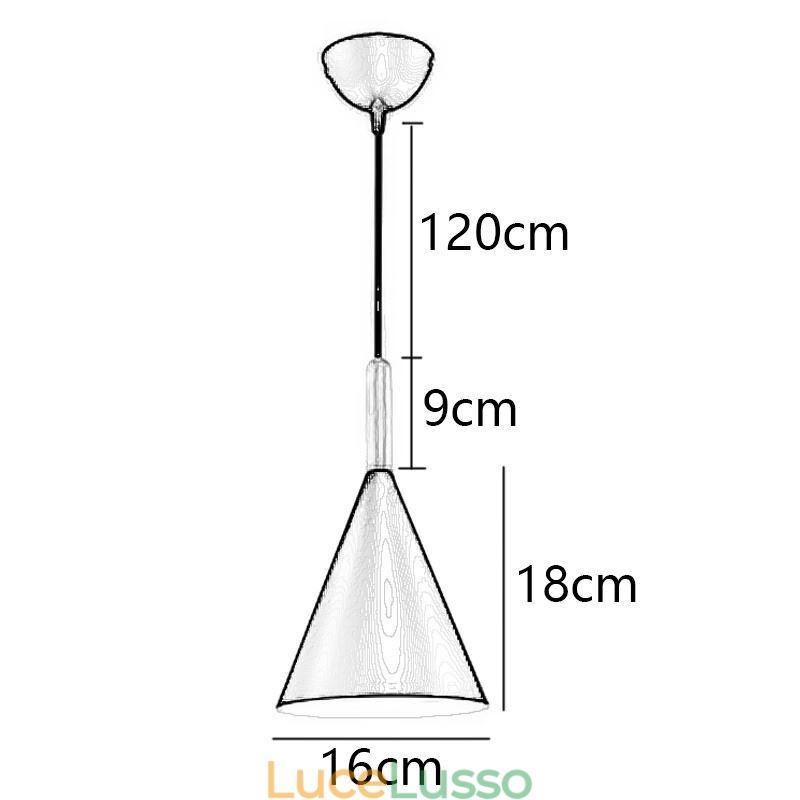 Lampada a sospensione Nordic Macaron Lampada a sospensione a testa singola