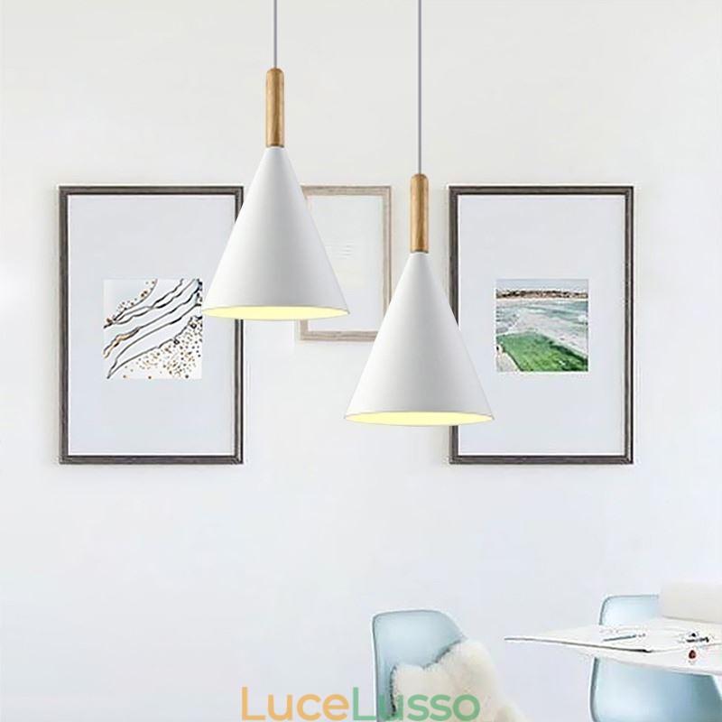 Lampada a sospensione Nordic Macaron Lampada a sospensione a testa singola