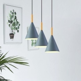 Lampada a sospensione Nordic Macaron Lampada a sospensione a testa singola