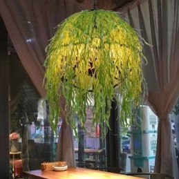 Lampadario moderno in stile industriale decorativo con luci vegetali Negozio di musica