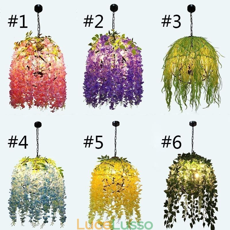 Lampadario moderno in stile industriale decorativo con luci vegetali Negozio di musica