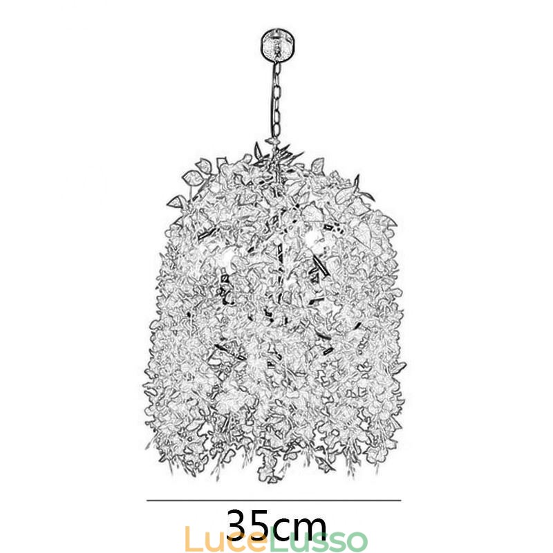 Lampadario moderno in stile industriale decorativo con luci vegetali Negozio di musica