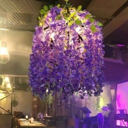Lampadario moderno in stile industriale decorativo con luci vegetali Negozio di musica