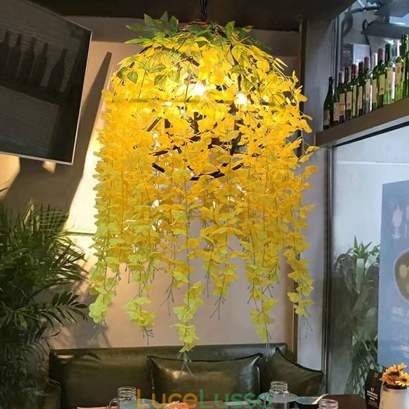 Lampadario moderno in stile industriale decorativo con luci vegetali Negozio di musica