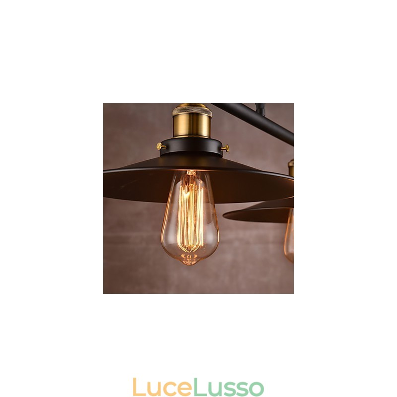 Lampadario in metallo in stile moderno e contemporaneo mini