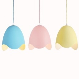 Lampada a sospensione creativa Macaron Lampada a sospensione a testa singola