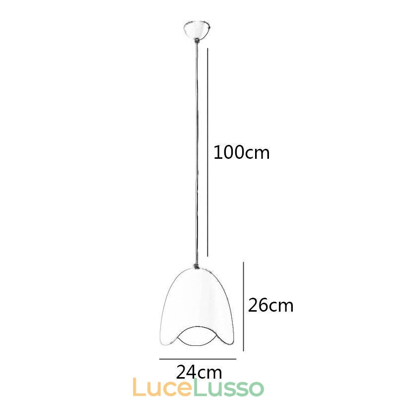 Lampada a sospensione creativa Macaron Lampada a sospensione a testa singola