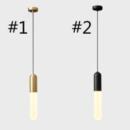 Lampada a sospensione moderna satinata Lampada a sospensione spazzolata