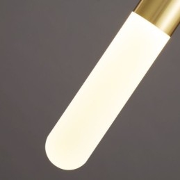 Lampada a sospensione moderna satinata Lampada a sospensione spazzolata