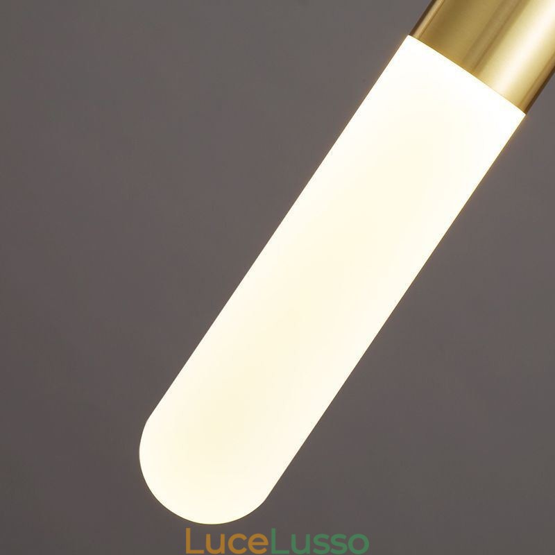 Lampada a sospensione moderna satinata Lampada a sospensione spazzolata