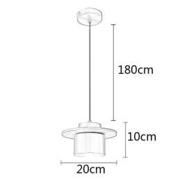 Lampada a sospensione moderna con una luce, lampada a sospensione in ottone, isola