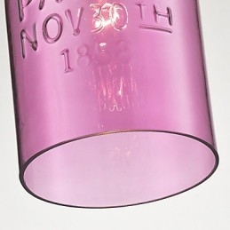Lampada a sospensione moderna in vetro con 1 luce, design a bolle trasparenti