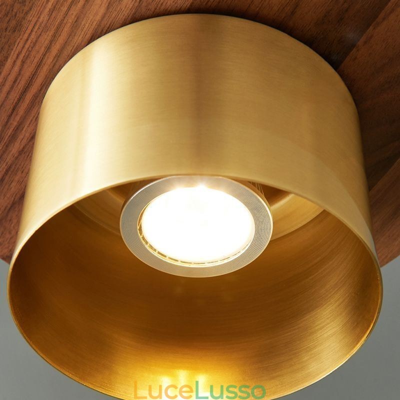 Lampada a sospensione moderna con una luce, lampada a sospensione in ottone, isola