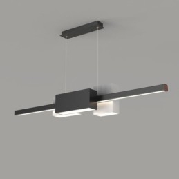 Lampada a sospensione minimalista a strisce Lampada a sospensione moderna e creativa