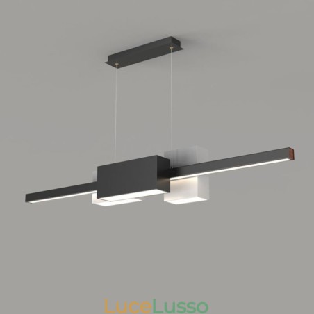 Lampada a sospensione minimalista a strisce Lampada a sospensione moderna e creativa Lampada a sospensione minimalista a strisce Lampada a sospensione moderna e creativa