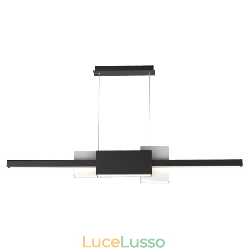 Lampada a sospensione minimalista a strisce Lampada a sospensione moderna e creativa