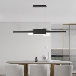 Lampada a sospensione minimalista a strisce Lampada a sospensione moderna e creativa