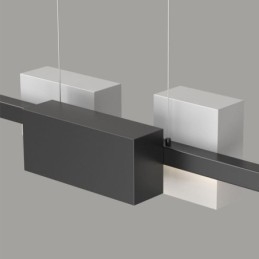 Lampada a sospensione minimalista a strisce Lampada a sospensione moderna e creativa