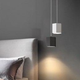 Moderna lampada a sospensione esagonale semplice lampada a sospensione