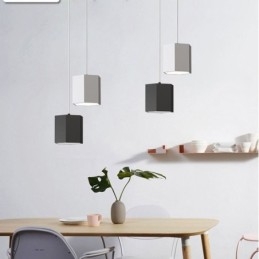 Moderna lampada a sospensione esagonale semplice lampada a sospensione