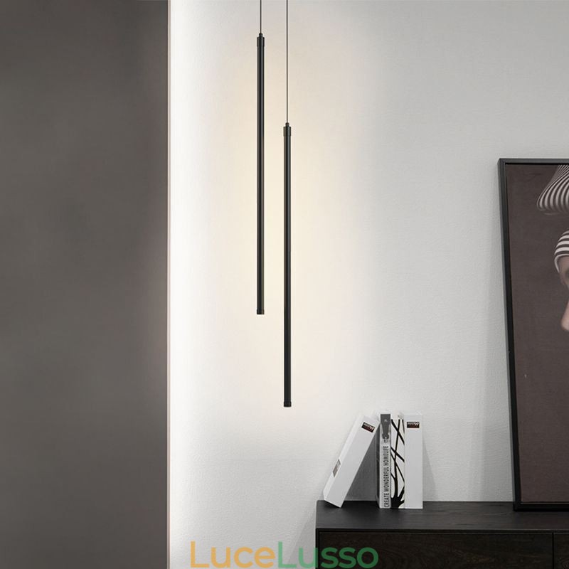 Lampada a sospensione Nordic Long Tube Lampada a sospensione Island