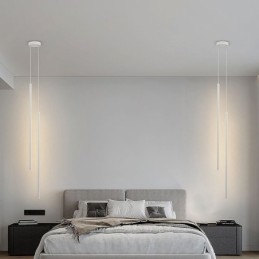 Lampada a sospensione Nordic Long Tube Lampada a sospensione Island
