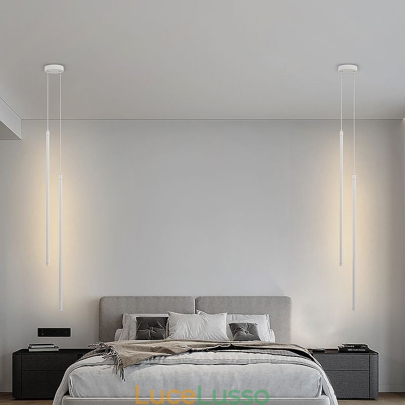 Lampada a sospensione Nordic Long Tube Lampada a sospensione Island