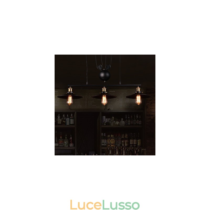 Lampadario in metallo in stile moderno e contemporaneo mini