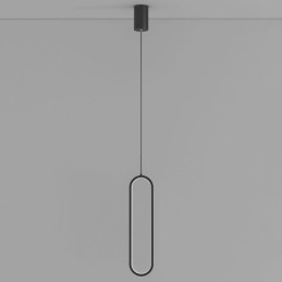 Lampada a sospensione moderna Lampada a sospensione ovale minimalista