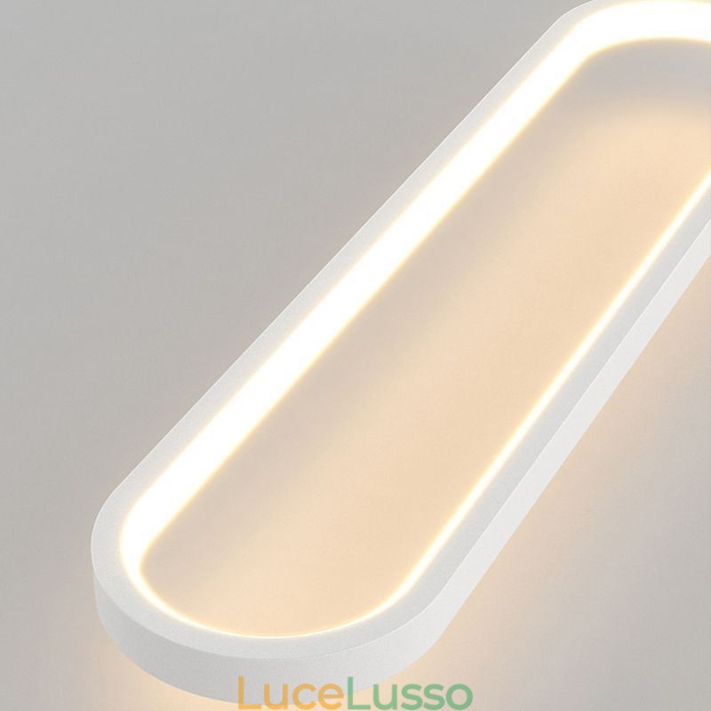 Lampada a sospensione moderna Lampada a sospensione ovale minimalista