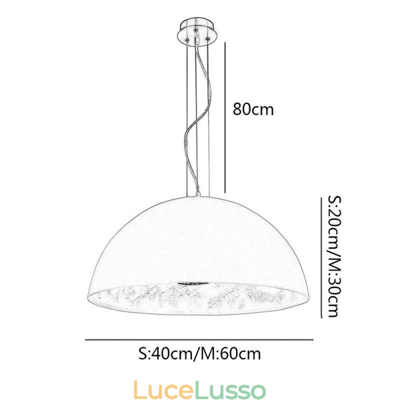Lampade a sospensione semicircolari Lampada a sospensione minimalista nordica Cafe