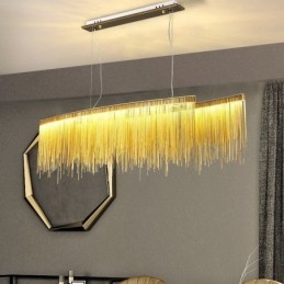Lampada a sospensione moderna Lampada a sospensione creativa con nappa Cafe