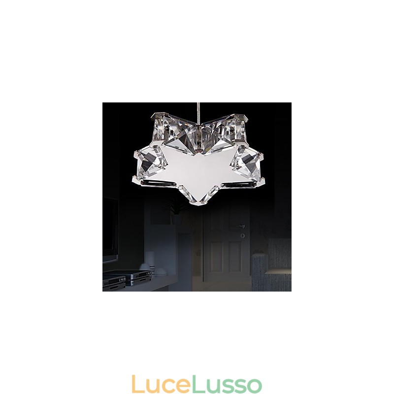 Lampadario 1 luce semplice moderno artistico pendente luce