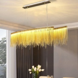 Lampada a sospensione moderna Lampada a sospensione creativa con nappa Cafe