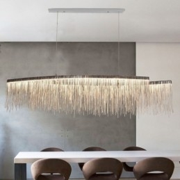 Lampada a sospensione moderna Lampada a sospensione creativa con nappa Cafe